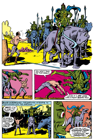 Illustration for article titled Prepare for Disney's John Carter of Mars movie, with the totally far-out comic book version